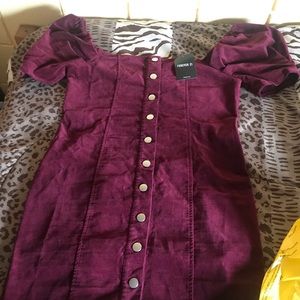 Maroon forever 21 dress.